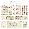Retro Vintage Decorative Sticker Collection – 166-Piece Set