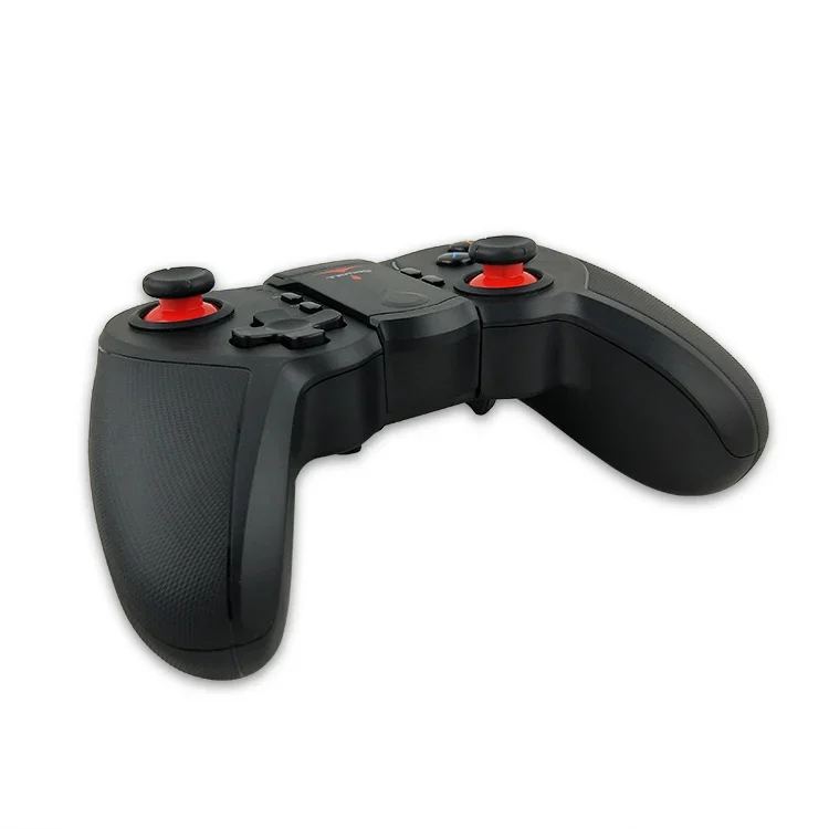 Black Mobile Bluetooth Wireless Game Controller with USB Interface