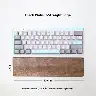 Premium Wooden Desk Support Pad For Keyboard And Mouse