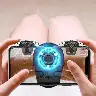 USB Mobile Gaming Cooler Fan Controller With Gamepad Holder