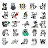 Cute Coati Waterproof Sticker Pack – 50 Pieces