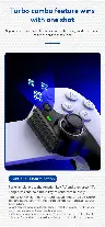 Telescopic Bluetooth Wireless Game Controller with Six-Axis Vibration