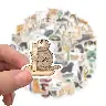 Cute Cartoon Watercolor Cat Sticker Pack