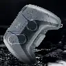 Transparent Gray Hard Case for Game Controllers