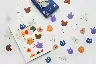DIY Journal Sticker Sheets – Geometry, Fruits & Vegetables, or Planet Themes
