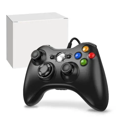 Dual Vibration Wired Gaming Controller For PC And Console Play