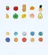 DIY Journal Sticker Sheets – Geometry, Fruits & Vegetables, or Planet Themes