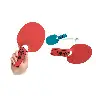 Blue and Red Table Tennis Racket Grips for NS/NS-OLED Handles