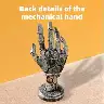 Cyberpunk Mechanical Hand Controller Stand And Desk Organizer