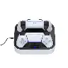 PS5 Dual Controller Charging Station with USB Power Support