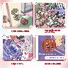 Cartoon PET Miniature Sticker Set for Notebooks
