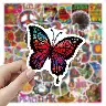 50-Piece Hippies PVC Graffiti Sticker Pack
