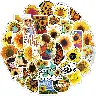 Plant-Style PVC Graffiti Sticker Pack – 50 Full-Cut Stickers