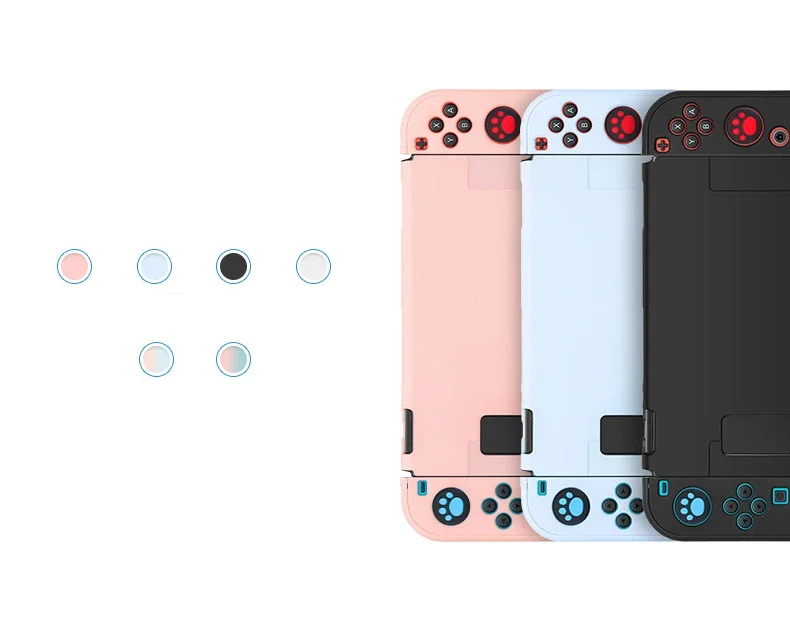 Nintendo Switch Protective Shell Cover – Hard and Soft Styles with Solid Colours and Gradient Options