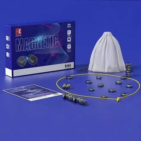 Portable Magnetic Strategy Board Game Set For Desktop Entertainment