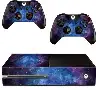 Xbox One Blue Matte Film Skin Sticker – 5-Piece Pack