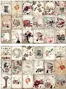 Vintage Journal Collage Sticker Set – 36 Decorative Adhesive Sheets
