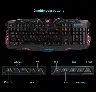 J10 Wired Gaming Keyboard with Tri-Color Backlight