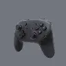 Black Wireless Bluetooth Gamepad with Vibration and Screen Capture