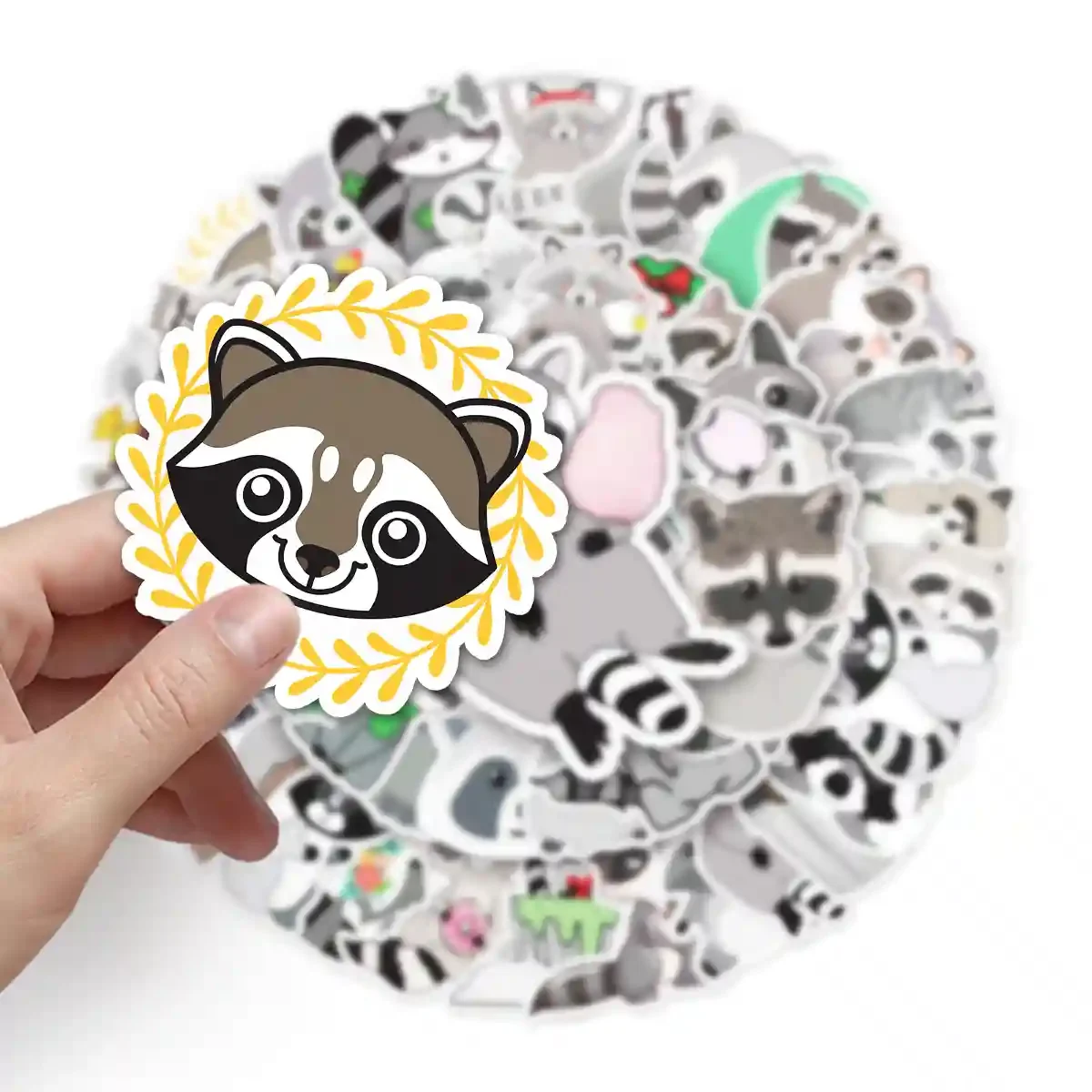 Cute Coati Waterproof Sticker Pack – 50 Pieces