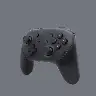 Black Wireless Bluetooth Gamepad with Vibration and Screen Capture