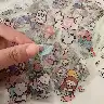 Cartoon PET Journal Sticker Sheets