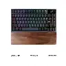 Premium Wooden Desk Support Pad For Keyboard And Mouse
