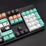 Anime Style Mechanical Keyboard Keycap Green Edition