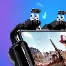 Six-Finger Smartphone Gaming Gamepad with Bracket