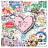 Mental Health English Slogan Sticker Pack – 50 Cute Printed Stickers