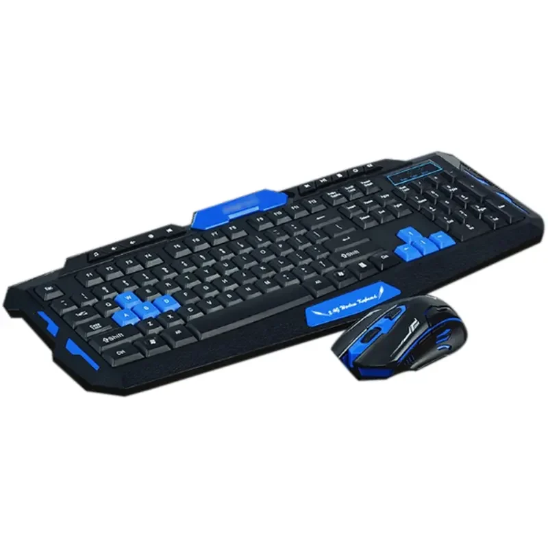 HK8100 2.4GHz Wireless Keyboard and Optical Mouse Set