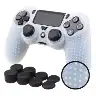 PS4 Silicone Controller Cover with 8 Thumb Grip Caps