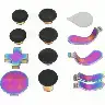 Premium Metal Controller Upgrade Kit With Customizable Gaming Parts