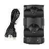 Dual USB Charging Dock for PS3 Controllers and Move