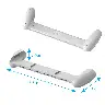USB Game Console Grip with Card Slot for Switch OLED