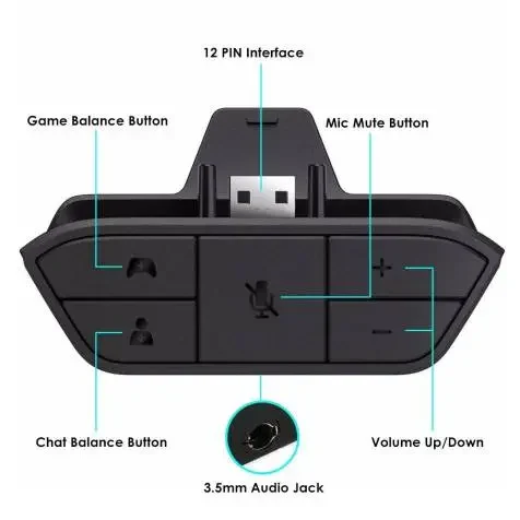 Xbox One Stereo Audio Adapter Converter