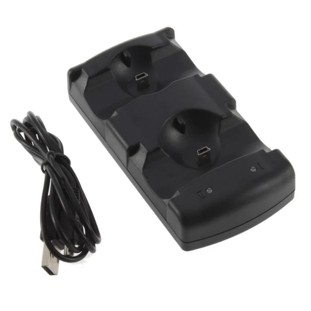 Dual USB Charging Dock for PS3 Controllers and Move
