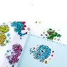 Cartoon Resin Diamond Refrigerator Magnet Sticker Craft Set