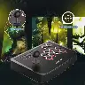 Wired USB Arcade Fighting Stick with Turbo Mode – Black
