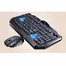 Wireless Black Keyboard and Mouse Set