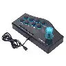 USB Blue Arcade Fighting Game Joystick