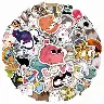 Cute Waterproof Laptop and Scooter Sticker Collection