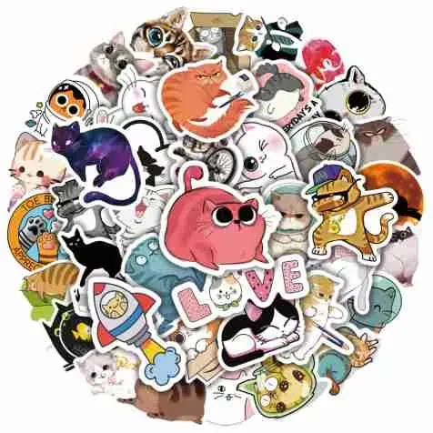 Cute Waterproof Laptop and Scooter Sticker Collection
