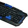 Blue Wireless Keyboard and Mouse Combo