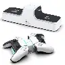 Dual PS5 Controller Charging Dock with USB-C Input