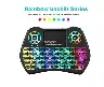 Mini 2.4G Wireless Keyboard with Touchpad and RGB Backlight