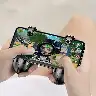 Grenade-Style Mobile Gaming Button Handle, Oil-Absorbing – Black