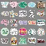 Mental Health English Slogan Sticker Pack – 50 Cute Printed Stickers