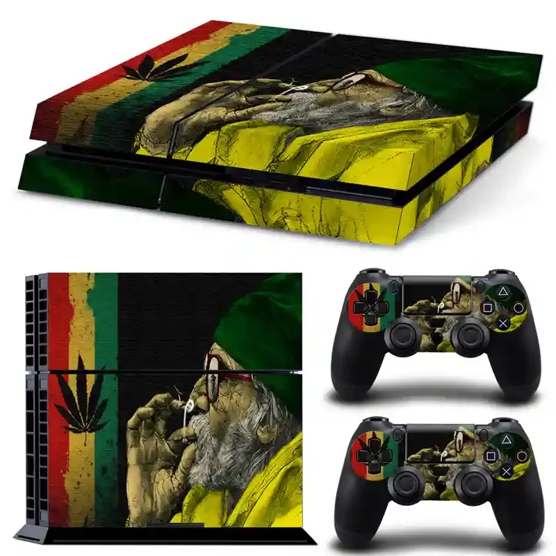PS4 Game Console Printed PVC Film Sticker