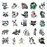 Cute Coati Waterproof Sticker Pack – 50 Pieces